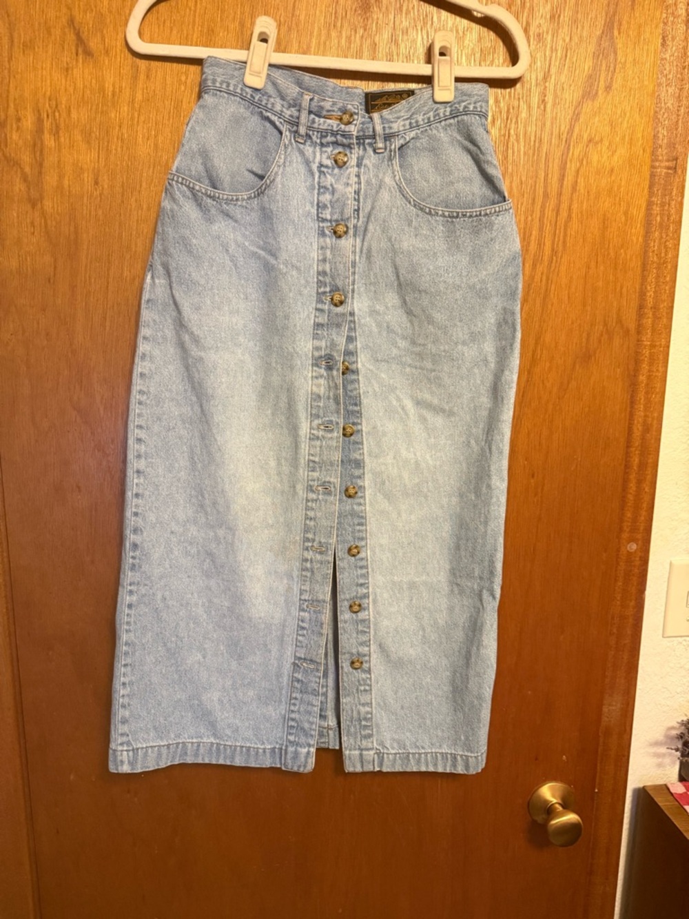 Vintage Eddie Bauer Button-Front Denim